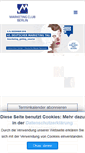 Mobile Screenshot of marketingclubberlin.de